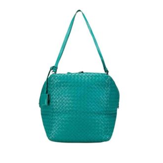 Bottega Veneta Borsa a spalla Pre-owned in nappa intrecciata - - Pre-owned - Donna - Blu - ONE SIZE