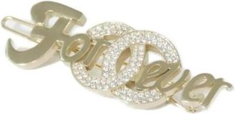 Chanel Pre-owned Barrette - Dames - Vintage Accessoires - Geel - ONE Size - Vintage