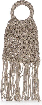 Twentyfourhaitch Bag Made Of Rhinestone Knit