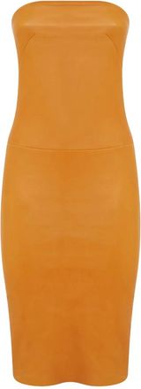 Stouls Abito midi Monica 25 senza spalline - Arancione