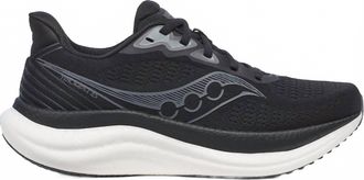 Saucony Womens Triumph 23 Sneakers In Black/white
