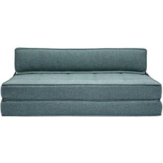 Miliboo Miliboo - Poltrona letto 2 posti in tessuto grigio-verde katy