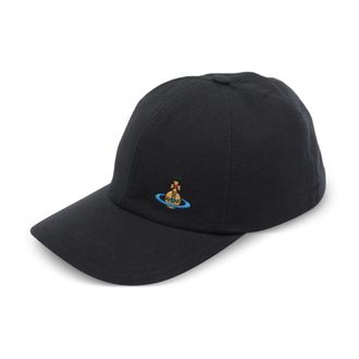 Vivienne Westwood Uni Baseball Cap - unisex - Petten - Zwart - S/M - Katoen - Accessoires