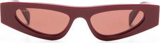 Gucci Occhiali da sole cat-eye - Rosso
