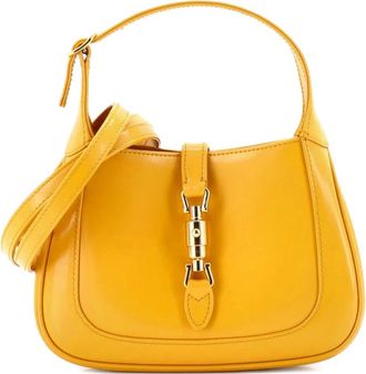 Gucci Borsa passepartout Jackie 1961 mini in pelle - Giallo