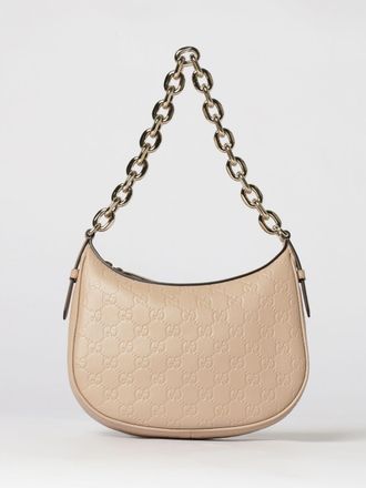 Gucci Borsa GG Emblem in pelle con monogram impresso