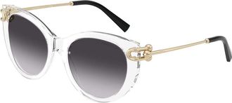 Tiffany & Co. TF4232 80473C Womens Sunglasses Clear Size 53