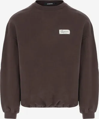 Jacquemus katoenen sweatshirt met logo