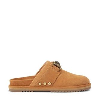 Kurt Geiger su&egrave;de clogs cognac