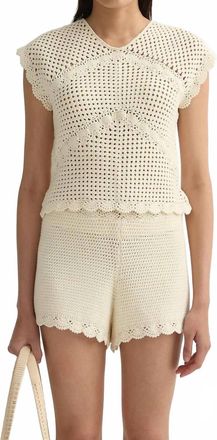 Poss&eacute; Dylan Top In Cream