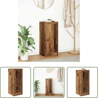 vidaXL vidaXL Credenza antica - Credenza Legno Antico 29,5x34x76 cm in Legno Multistrato