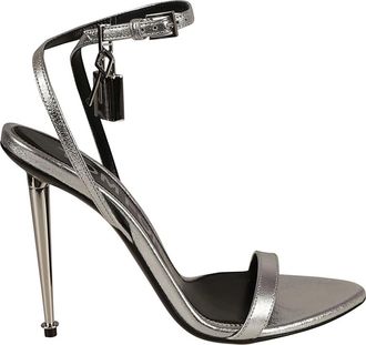 Tom Ford Schoenen, Dames, Grijs, 40 EU, Tom Ford Sandalen Silver