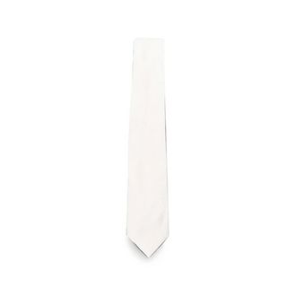 Tom Ford Textured Tonal Tie - male - Tom Ford - Ties - White - ONE SIZE - Accessories