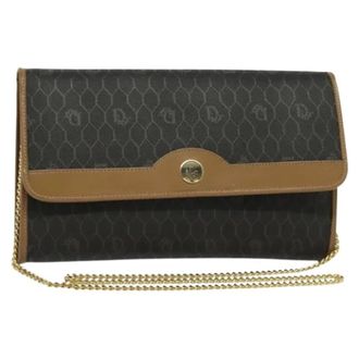 Dior Pre-owned Vintage Schoudertas - Dames - Pre-owned - Zwart - Maat: ONE Size Leer