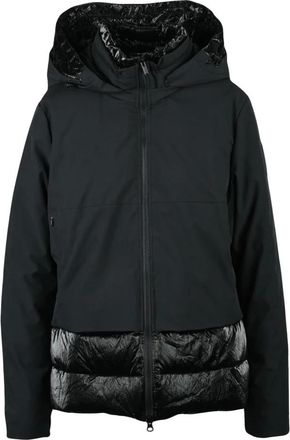 Bomboogie Piumino Sfiancato Gewatteerde Jas - Dames - Jassen - Zwart - Maat: XL Wol