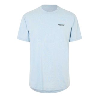 A|X Armani Exchange Heren T-shirt katoen met logo (Blauw)