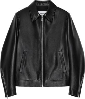 Givenchy Leren jack - Zwart