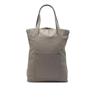 Loewe Pre-owned Tote Bag - Dames - Vintage Shopper - Grijs - ONE Size - Leer - Vintage