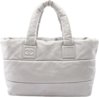 Chanel Pre-owned Coco Cocoon GM Reversible Tote Bag - Dames - Vintage Shopper - Wit - ONE Size - Leer - Vintage