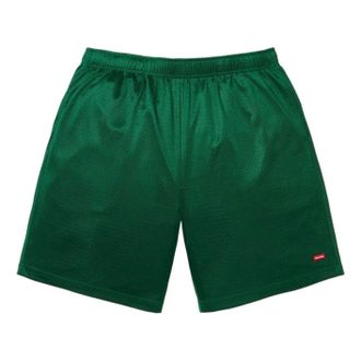 SUPREME SS26 Small Box Baggy Mesh Short Green SUP-SS26-264-GRN