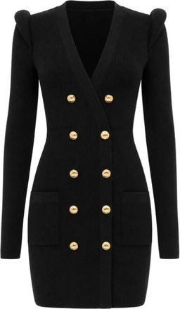 Elisabetta Franchi Mujer, Vestidos, Negro, Talla: L