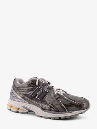 New Balance Mens Mesh Sneakers With Logo On The Side Grey Nylon-Rubber Trainers Nylon/rubber