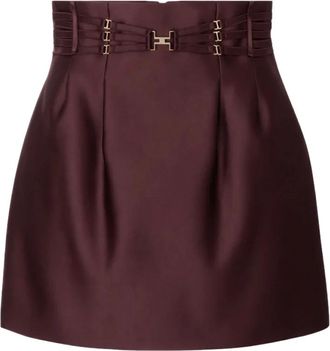 Elisabetta Franchi Mujer, Faldas, Marr&oacute;n, Talla: M