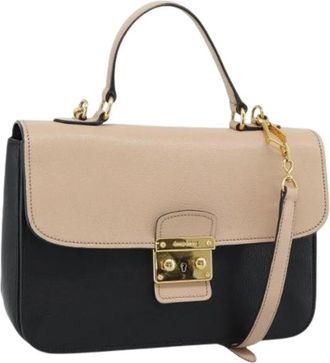 Miu Miu Pre-owned Hand Bag - Dames - Vintage Handtas - Veelkleurig - ONE Size - Leer - Vintage