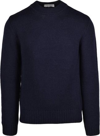 Wool & Co Truien & Vesten, Heren, Blauw, L, Wol, Trui met ronde hals