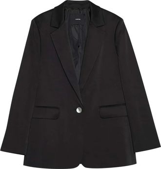 someday Niwa Blazer - Dames - Jassen - Zwart - Maat: S Leer