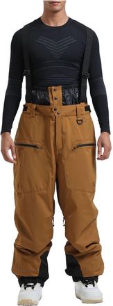 Generic Mens Ski Bib Waterproof Snow Pants UK Sale Clearance Men Thicken Ski Suit Overalls Windproof Snow Bibs Baggy Snowboard Ski Bibs Pant Outdoor Snowboard