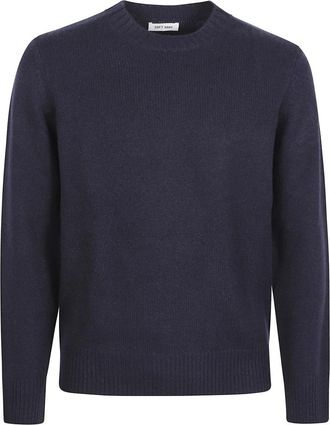 Soft Goat Truien & Vesten, Heren, Blauw, L, Ronde hals trui