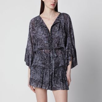 Isabel Marant Faded Night silk blouse