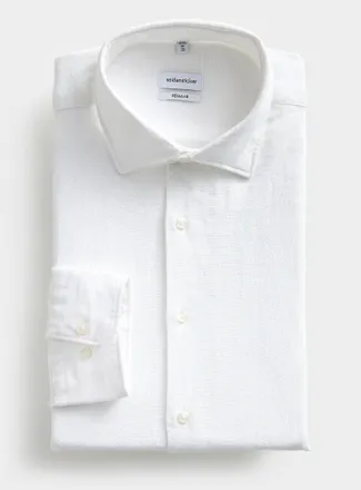 Seidensticker Mens Pure linen shirt Regular fit