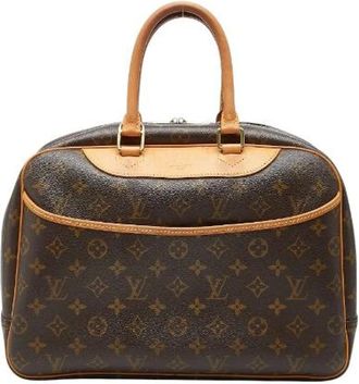 Louis Vuitton Pre-owned Handbags, female, Brown, Size: ONE SIZE Pre-owned Deauville Monogram Handbag
