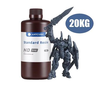 OEM Resina Para Impresi&oacute;n 3d, Alta Precisi&oacute;n, Curado R&aacute;pido, 20 Kg Hd Gris