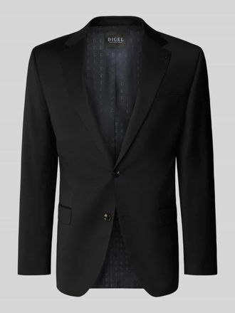 Digel Modern Fit 2-Knopf-Sakko aus Schurwoll-Mix in Black, Gr&ouml;&szlig;e 48
