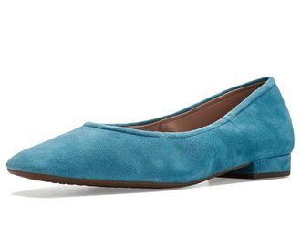 Cole Haan Go-To Valinda Ballet Flats Womens Shoes Provincial Blue Suede : 10.5 B - Medium