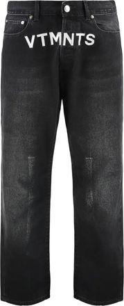 VETEMENTS Jeans con logo - Nero