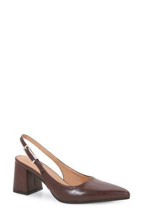 Berness Pointed Toe Slingback Pump in Brown at Nordstrom Rack, Size 5.5
