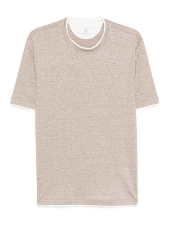 Brunello Cucinelli T-Shirt With Faux-Layering
