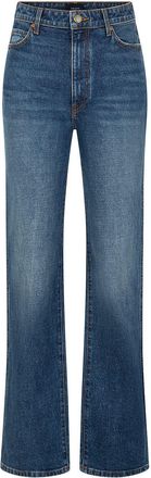 Khaite Gerade Slim-Fit-Jeans mit hoher Taille The Danielle Prescott