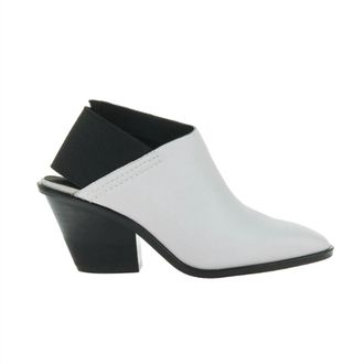 Naked Feet Womens Eros Mules In Dove Grey Leather