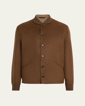 Loro Piana Mens Rik Water-Repellent Cashmere Blouson