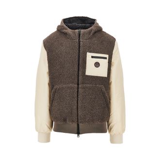 Mauna Kea Sherpa fleece and nylon blouson jacket Man XL
