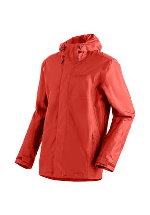 Maier Sports Outdoorjacke MAIER SPORTS Abbenstein M, Herren, Gr. 64, rot (feuerrot), 100% Polyester, Jacken Outdoorjacke, Herren Jacke wasserdicht, Funktionsjacke 