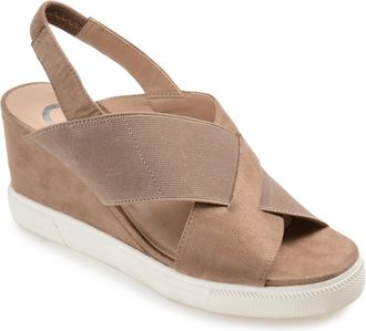 Journee Collection Collection Womens Ronnie Wedge Sandal