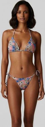 Lords of Harlech Tropical Mix Womens Bikini Top in Tropical Mix Coral at Nordstrom, Size Xx-Large