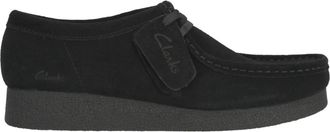 Clarks Trainers Wallabeeevosh Leisure - Dames - Veterschoenen - Zwart - 39 1/2 EU - Leer - Schoenen