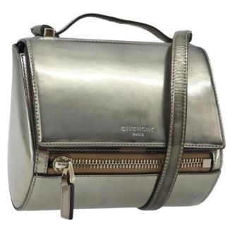 Givenchy Pre-owned Shoulder Bag - Dames - Pre-owned - Grijs - Maat: ONE Size Leer